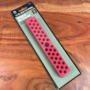 US General Magnetic Bit Storage Tray Holds 36 Bits 1/4 Inch Red 70026‎ NEW